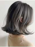 白髪ぼかしカラー/脱白髪染め/グレイカラー/大人女性
