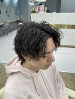 アレス バイ シカ 神戸三宮元町店(ALLES by Cica)&nbsp;センターパートウルフ