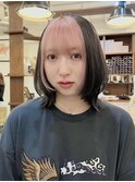 フェイスフレーミング/ピンクカラー/インナー/ケアブリーチ