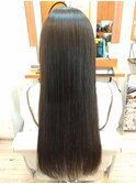 柔らか美髪に◎縮毛矯正×白髪予防