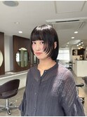 レイヤーたっぷり内巻きボブ
