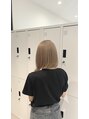 シンシ(Cinci) 透明感◎ブリーチカラーのミルクティーベージュ♪