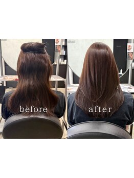 【トリートメントより大事な髪のケア♪】髪修復技術で髪の芯から美しく。髪質改善/縮毛矯正/ストレート