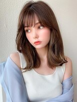 アフロート エル 大阪(AFLOAT L) 2wayバングでイメチェン!顔まわりレイヤーくびれヘアが人気