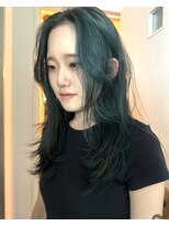 カシェル トウキョウ(Cashel Tokyo)&nbsp;ディープグリーン/レイヤーカット/秋カラー