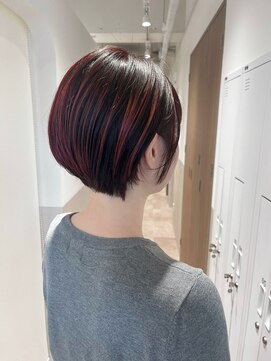 サロウィン 名古屋本山店(SALOWIN) ショートボブ/デザインカラー/レッドカラー/髪質改善/本山/東山