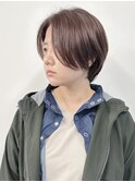 ＊耳かけショートボブ丸みショート大人ショートボブ軽めショート