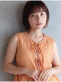 柔らかボブ/前髪カット/広がりにくいボブ/髪質改善/神戸/岡本