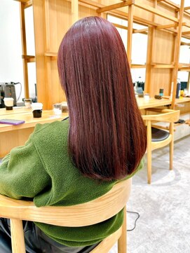 セイドット リー(Say. Ree) Say.ロングレイヤーヘーゼルグレージュローズブラウン表参道青山