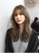 ダル 渋谷/表参道(DAL.)&nbsp;顔周りカットハッシュカットダークブラウンワンホンレイヤー韓国