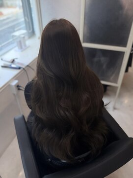 マーシュ 梅田(marshu) モカブラウン*/レイヤーカット/韓国ヘア