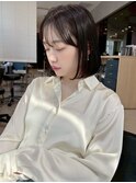 抜け感大人ボブ*前髪ありボブ*ショートボブ*前髪カット*顔周り