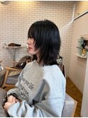 ボブウルフレイヤー　顔周りレイヤー
