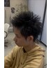 【平日2名様限定】メンズデザインカット+垢抜けメンズスタイリング講座