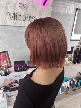 ミニィバイミラーズ(Miniy by Miroirs) bleach×pink beige