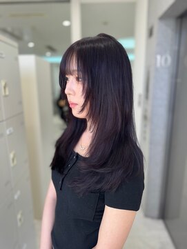 シアター 福岡天神(THEATER) トレンド感のあるレイヤーカット×ラベンダーカラー