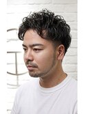 カット+ツイストスパイラルパーマ