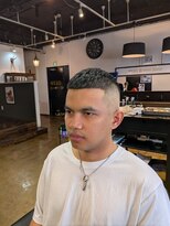 ワンワンオー バーバーショップ 博多店(@110 BARBER SHOP)&nbsp;ツーブロックショートカルマヘアスリックバックジェットフェード