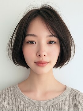 ロディーナコク 大口 新子安(rodina.coc) ハッシュカット/グレージュ/デザインカラー/大口新子安白楽鶴見