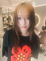 アンフィグ 吉祥寺(anfig)&nbsp;ブラウン×ダークの顔まわりレイヤー