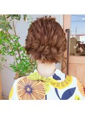 浴衣ヘアアレンジ by白井
