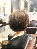 ナチュラル前下がりボブディ【市川】