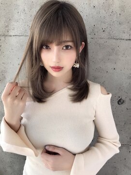 アフロート ルヴア(AFLOAT RUVUA) デザインカラーで透明感バツグンのロング☆＃無造作カール