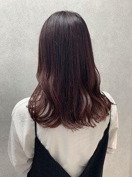 リリー(Lilley) 【lilley 高田彩乃】オルチャン風☆暗髪レッドカラー(天神/今泉)