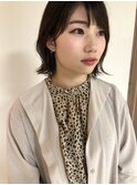 外ハネレイヤ―ボブ【松山美容室】