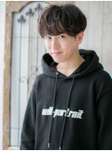ニュアンスゆるふわこなれ感ツーブロックマッシュウルフH
