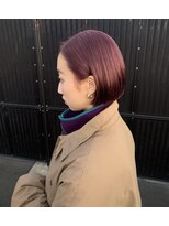 グランツ ヘアーデザイン(GLANZ HAIR DESIGN) pink violet