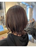 小顔外ハネミディアム☆イメチェンくびれヘアウルフ20代30代40代
