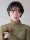 ショートボブ 大人可愛い 美シルエット 青山 表参道 30代40代
