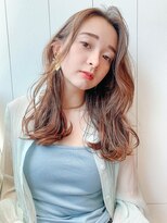 アイティーバイアルバム 藤沢店(IT by ALBUM)&nbsp;ナチュラル巻き髪_外ハネボブセクションカラー_9221