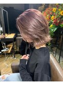 外国人風カラー エギョモリ ネオンカラー シアーグレージュ