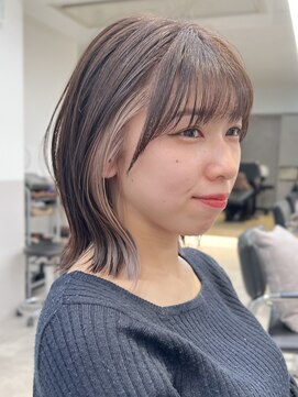 グラフ 銀座(GRAFF) くびれボブ×イヤリングカラー