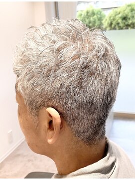 ストフ(stof) グレイヘア/ベリーショート/刈り上げショート