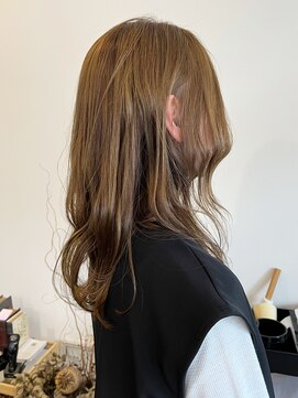 レポヘアー(Repos hair) 20代30代30代モカベージュナチュラル耳掛け乾かすだけ美肌