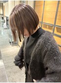 【keen×刈谷】グレージュ×ボブ