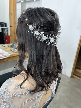 アトリエ ジジ(atelier ZiZi) ハーフアップヘアセット