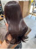 ラベンダーグレージュ◎ブリーチなしカラー