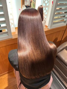 TJ天気予報 3mm 尾西店 「ビフォーアフターあり」ブラッドオレンジ「縮毛矯正」