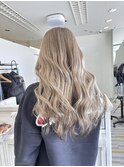 ベージュ×ロング×透明感[倉敷][岡山][倉敷美容室][岡山美容室]