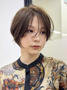 ロンドブルーム 天神大名店(Lond Bloom) 小顔に見えるショート/黒髪/ボブルフ/ネバージュ/ワンレン
