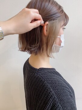 サンド 名古屋(sand) 韓国風/インナーカラー/縮毛矯正髪質改善/顔まわり/レイヤー