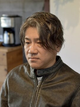 リム メンズヘア(LIM men's hair) 濡れ髪無造作ルーズボブ【メンズカット/メンズヘア】