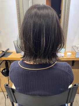 サンド 表参道(sand) 顔まわりウルフレイヤーミディアム大人可愛い20代30代表参道