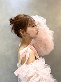 ベージュカラー/春カラー/アップスタイル/ヘアセット