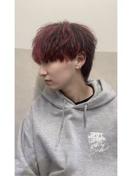 ジーナ 天神(Zina) マッシュウルフ/レッドデザインカラー