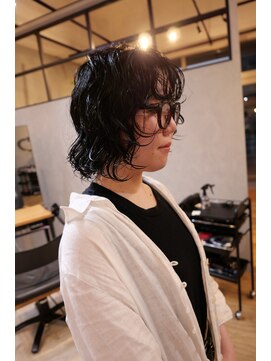 ベーシス(Basis) 【Basis福田】ボブウルフパーマ